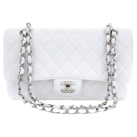 chanel bag classic silver|large Chanel shoulder bag.